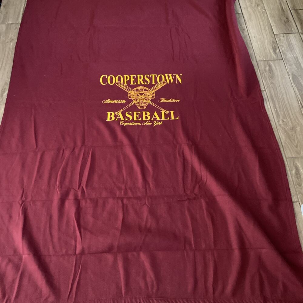 Cooperstown Baseball American Tradition Large Blanket 